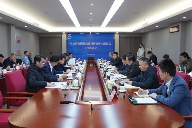 省6008集团官方网站集团召开托底性帮扶巴中市通江县工作推进会