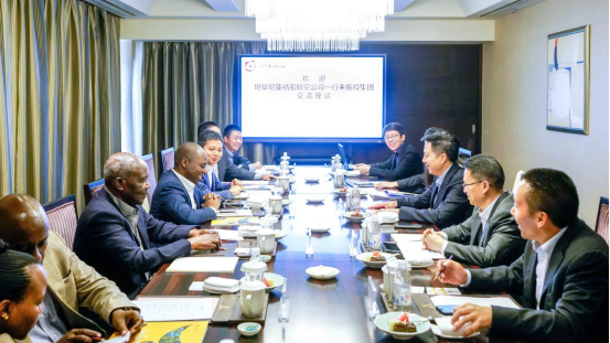 坦桑尼亚驻华参赞一行到6008集团官方网站集团交流座谈