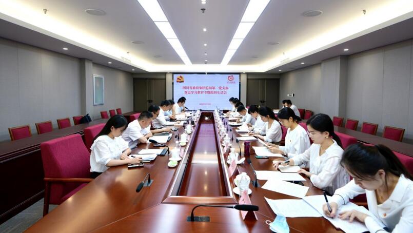 6008集团官方网站集团党委书记、董事长任丁加入总部第一党支部党史学习教育专题组织生涯会